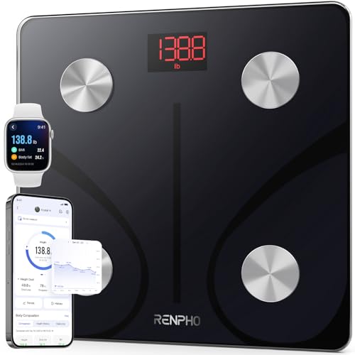 RENPHO Bascula Grasa Corporal y Muscular con App, 13 Métricas, Elis 1 ❗️ 🇪🇸