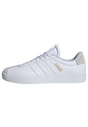 adidas Mujer Vl Court 3.0 Shoes, Cloud White / Cloud White / Grey One, 39 1/3 EU