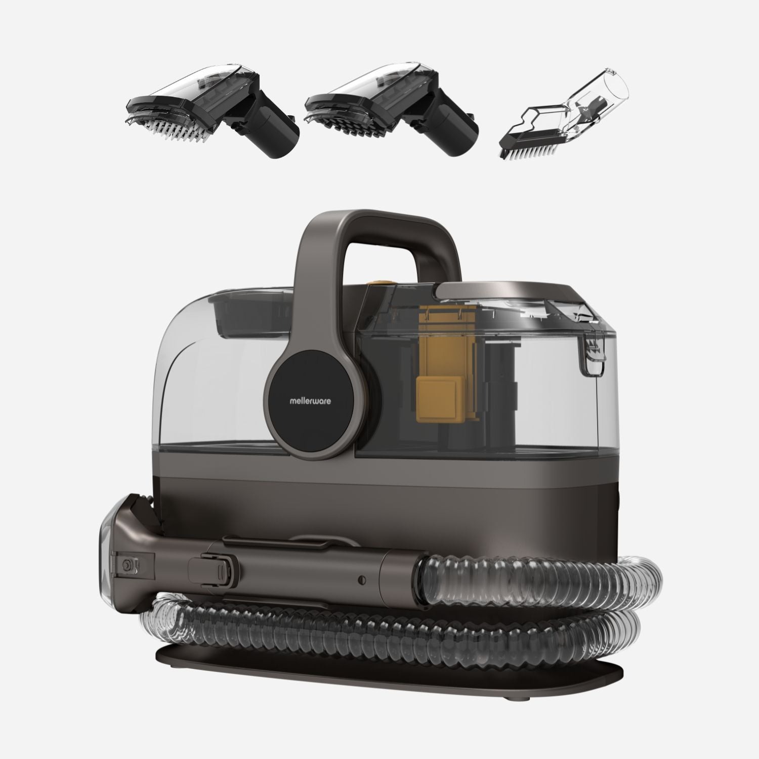 Mellerware Aspirador de Tapicerías y Alfombras 600W - Doble Depósito de Agua, Diseño 