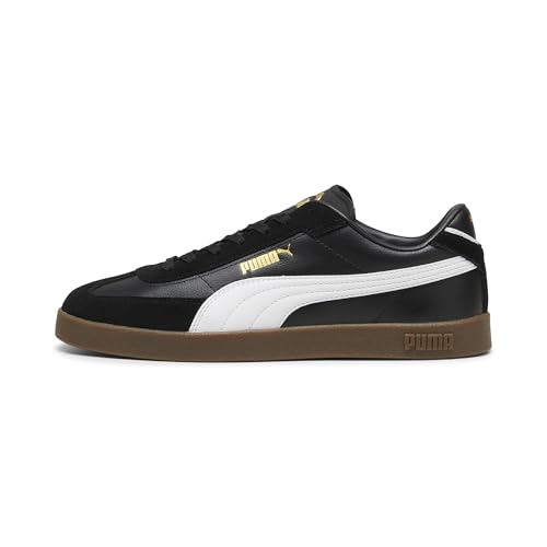 Puma Unisex Adults Club II ERA Sneaker, Puma Black-Puma White-Puma Gold, 42 EU