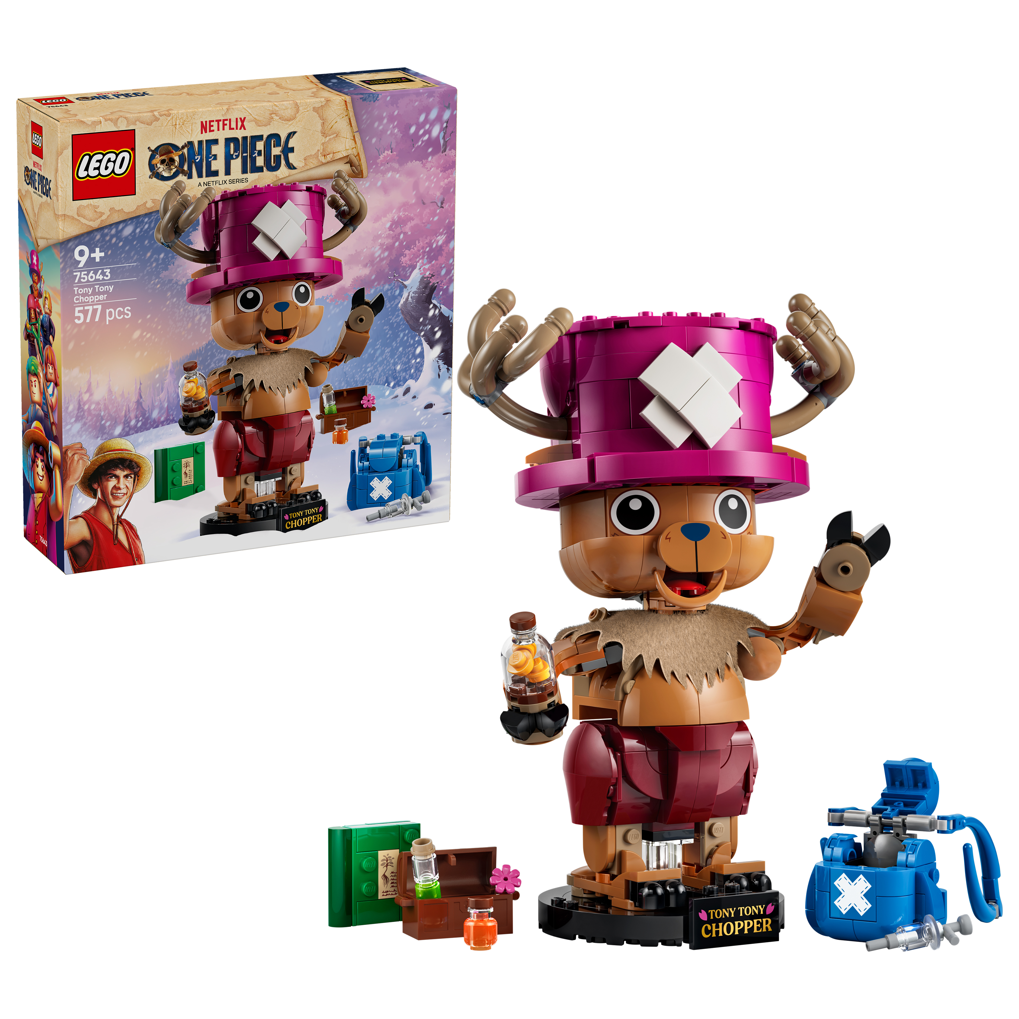 LEGO® 75643 ONE PIECE Tony Tony Chopper – Decoración Basada en ONE PIECE – Figura LEG
